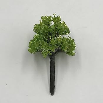 緑色樹木彫刻 木製台座付き 緑色樹木彫刻 木製台座付き